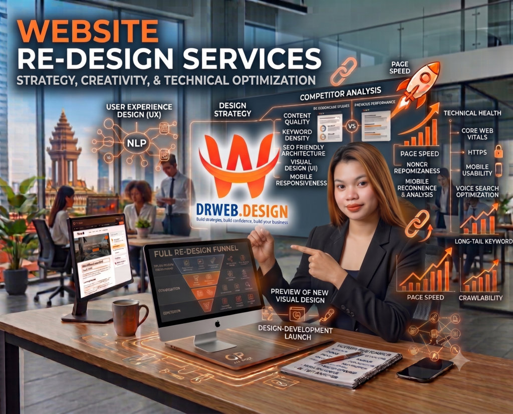 Website Re-Design - Website Design Services in Phnom Penh | DrWeb ...